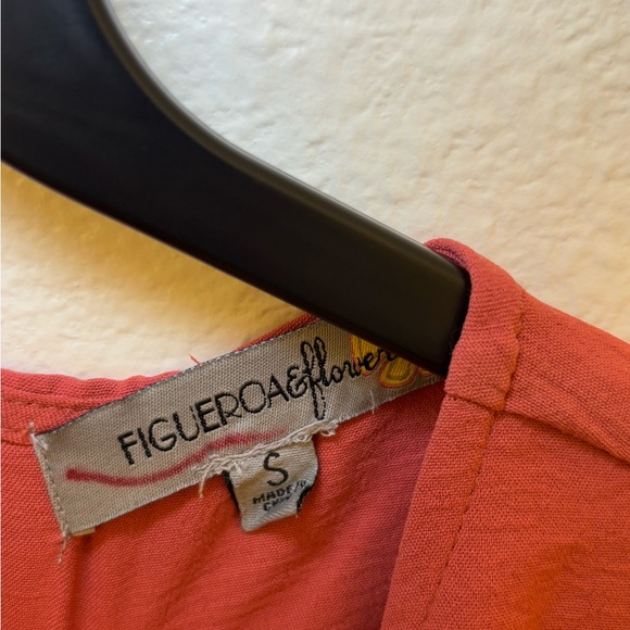 Knox Rose Rust Embroidered Women's Blouse - Picture 3 of 7